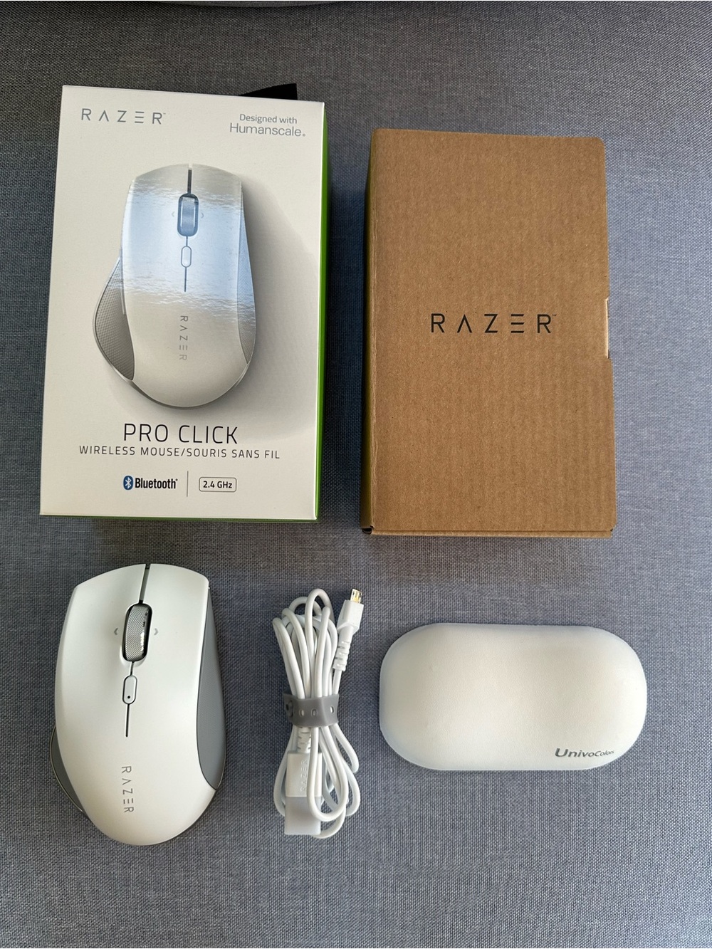 RAZER Pro Click Wireless Mouse / White